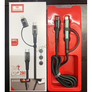 CÁP SẠC NHANH 2IN1 EARLDOM EC-ICC019