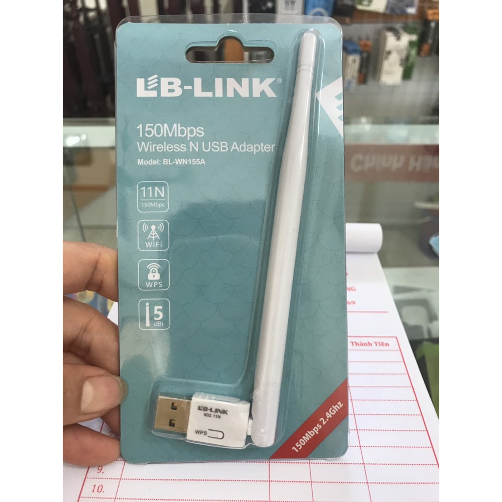 USB thu Wifi LB-Link  BL-WN151 tốc độ 150Mb giá rẻ Thiết Bị Thu, USB bắt sóng wifi đa năng