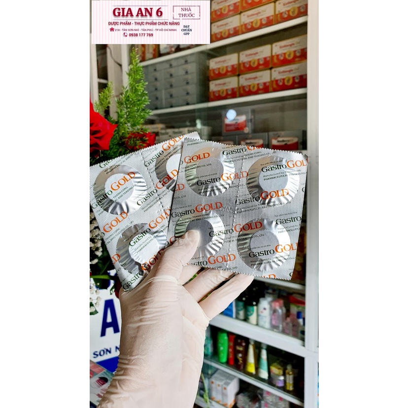 VIÊN SỦI TIÊU - ĂN KHÔNG TIÊU - ĐẦY BỤNG - ĐẦY HƠI - GASTRO GOLD