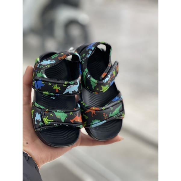 Dép quai siêu nhẹ hình khủng long cho bé