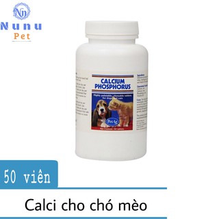 Thuốc bổ sung canxi cho chó mèo Calcium Phosphorus (Mỹ)