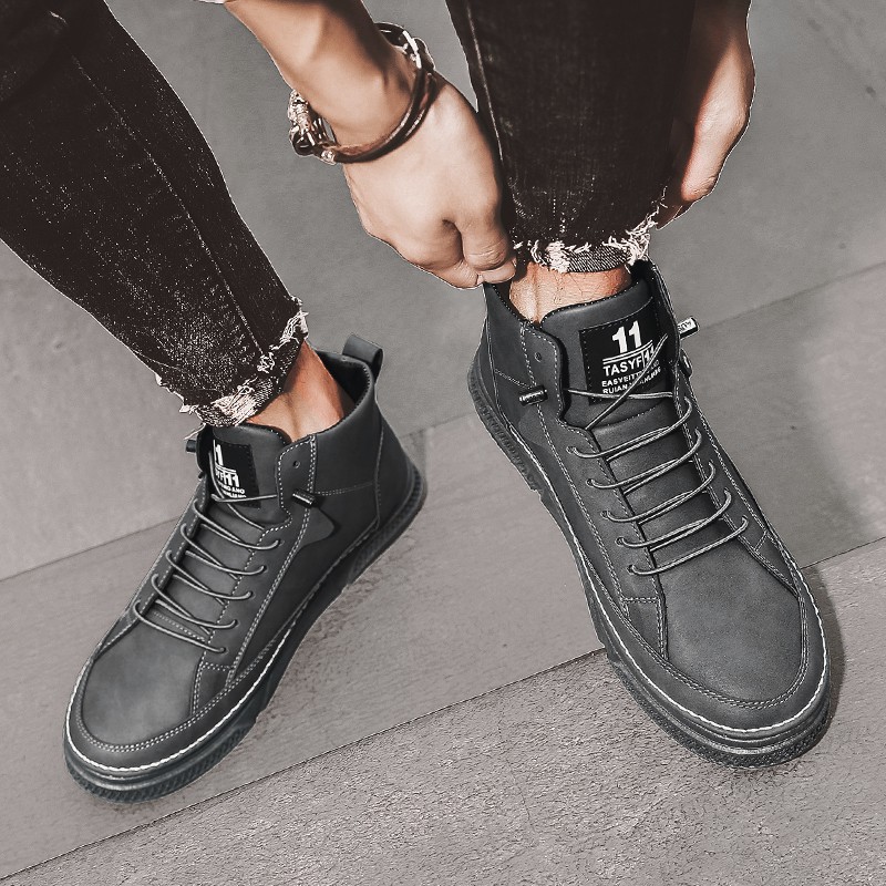 Giày boot cổ cao đế giày thoải mái cổ điển cho nam | BigBuy360 - bigbuy360.vn