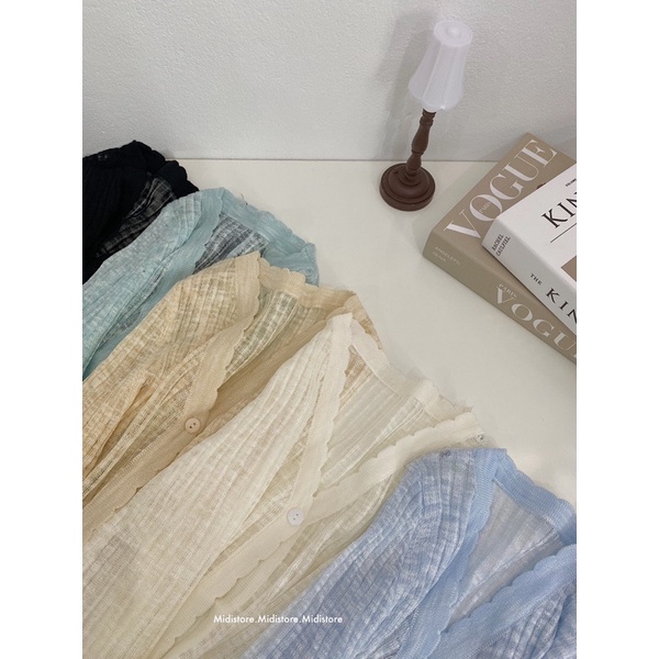 Áo len khoác 1 cúc