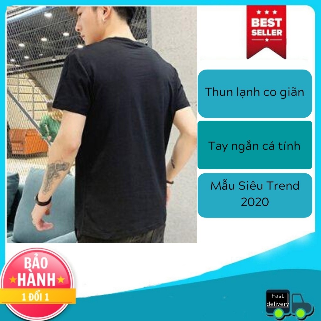 Áo thun nam tenji at07tg áo phông nam thể thao cổ tròn chiếc lá thun cotton lạnh cao cấp tenji store 5 (44 - 70kg) | BigBuy360 - bigbuy360.vn