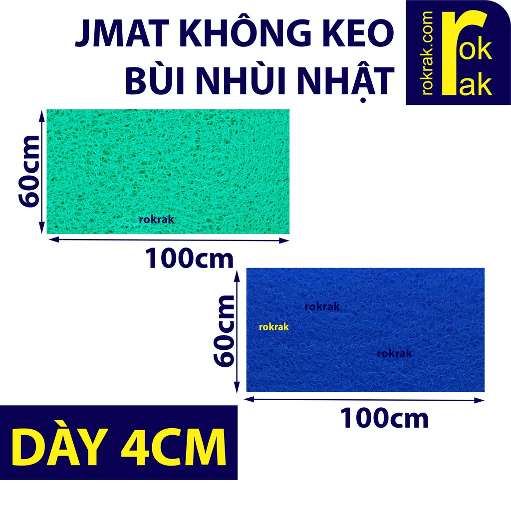 Jmat không keo Bùi nhùi Nhật tấm 60x100 cm cho lọc hồ KOI ROKRAK