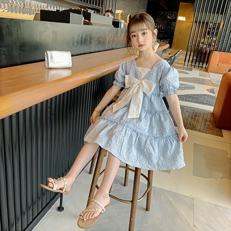 Đầm Thời Trang Mới 2022 Phong Cách Preppy Cho Bé Gái
