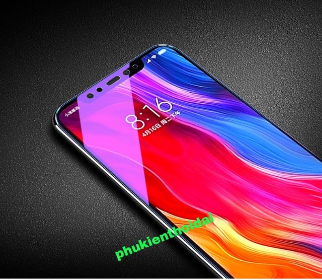 Cường lực Xiaomi Mi 8SE / Mi 8 / Mi 9 / Mi 9SE tím chống tia UV hại mắt  Mi 8 SE
