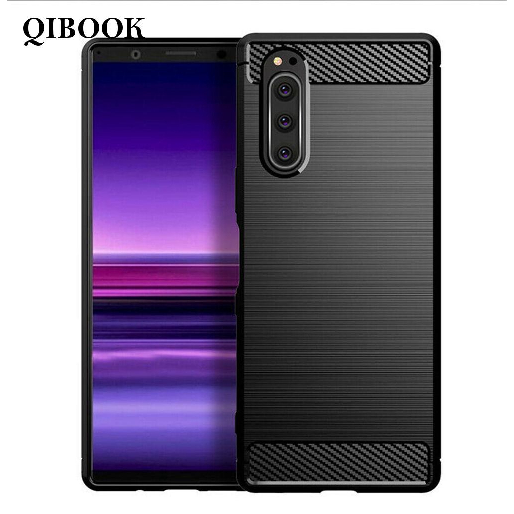 Ốp điện thoại sợi carbon mềm bảo vệ tuyệt vời dành cho Sony Xperia 5