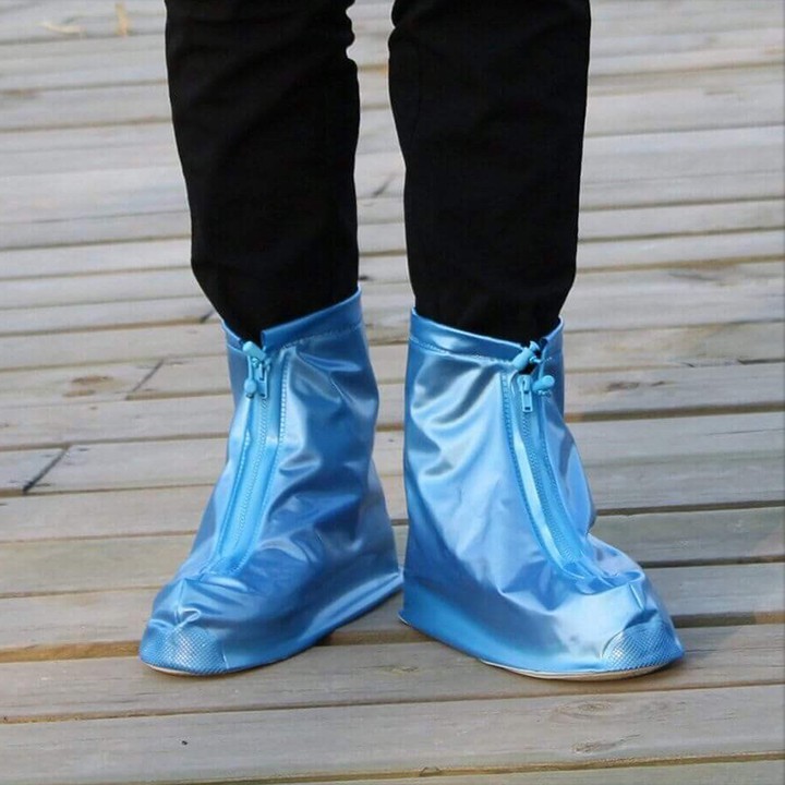 Ủng cổ ngắn, ủng bọc giày chống nước chống trơn trượt chống thấm đi mưa bảo vệ giày