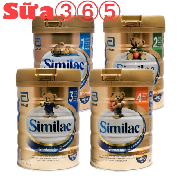 Sữa bột Similac HMO 1-2-3-4 900g [Date mới]