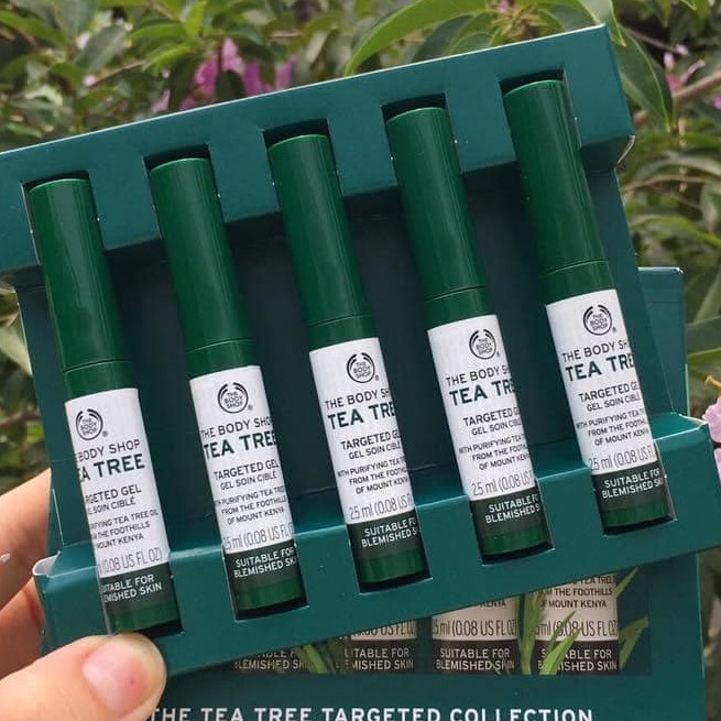 Gel Chấm Mụn The Body Shop Tràm Trà Mờ Thâm Mụn Tea Tree Targeted Gel