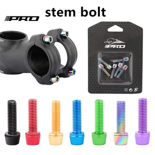 Set 6 Ốc Vít Mạ Titan M5*18MM Cho Xe Đạp Leo Núi