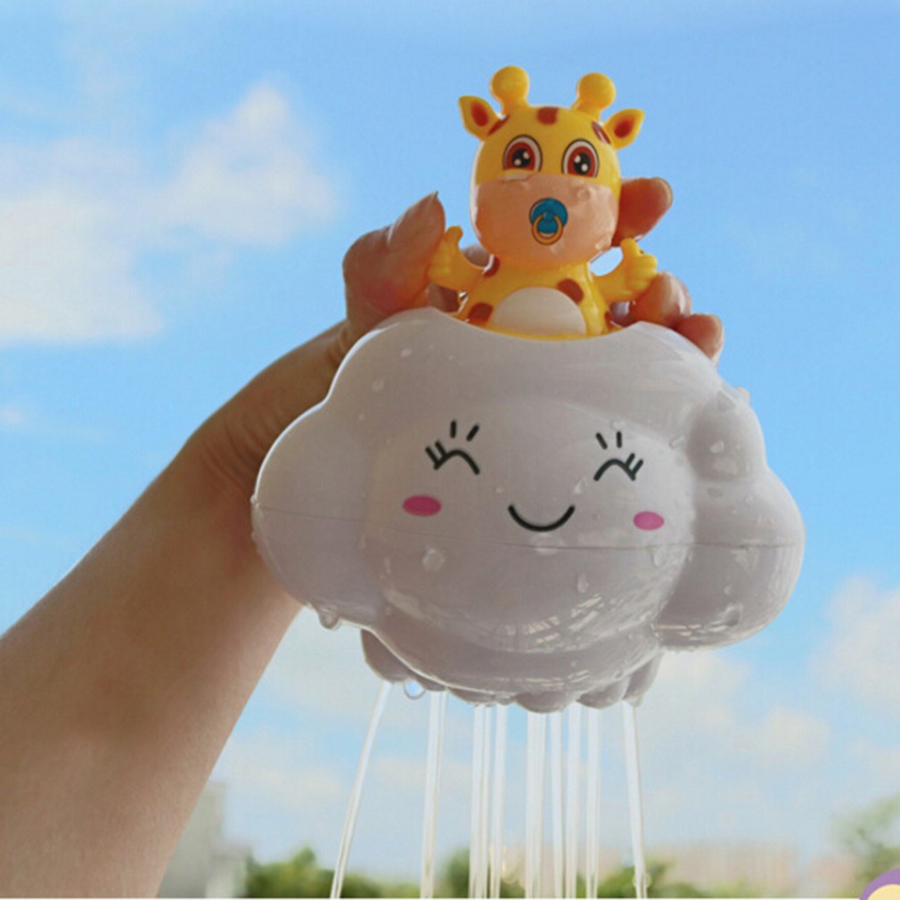 Đồ Chơi Bồn Tắm Hình Hươu Và Đám Mây Mưa Cho Bé