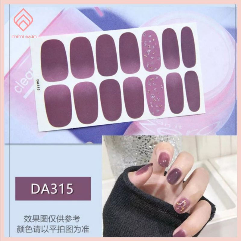 Sticker dán móng tay, trang trí đẹp, tiện dùng 3D mimiskim