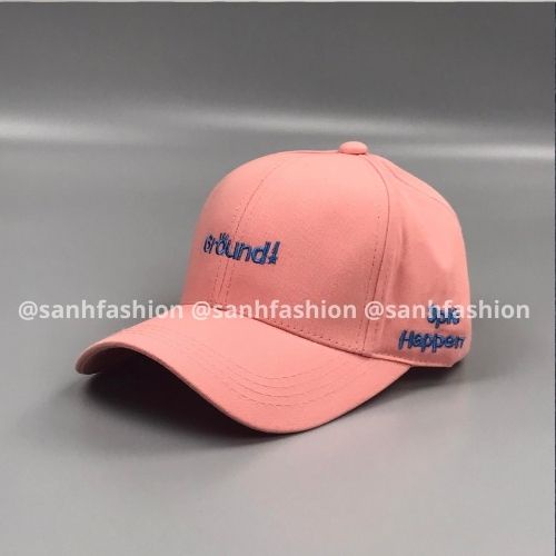 Mũ lưỡi trai thêu chữ Ground Nón kết chất kaki cao cấp thời trang form unisex nam nữ K24