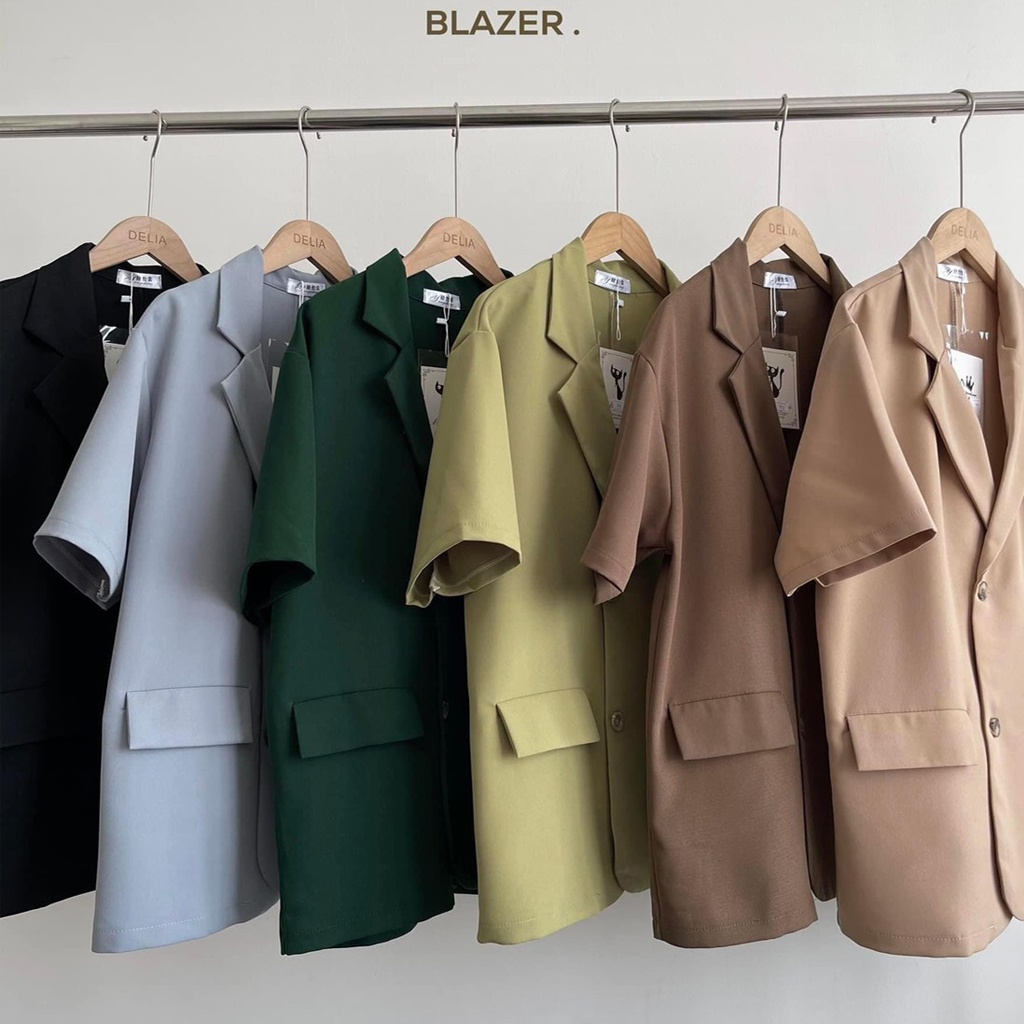 Dây buộc tóc nhiều màu đẹp dùng để mix với Áo vest blazer nữ cộc tay A8313 - CHAKOVET