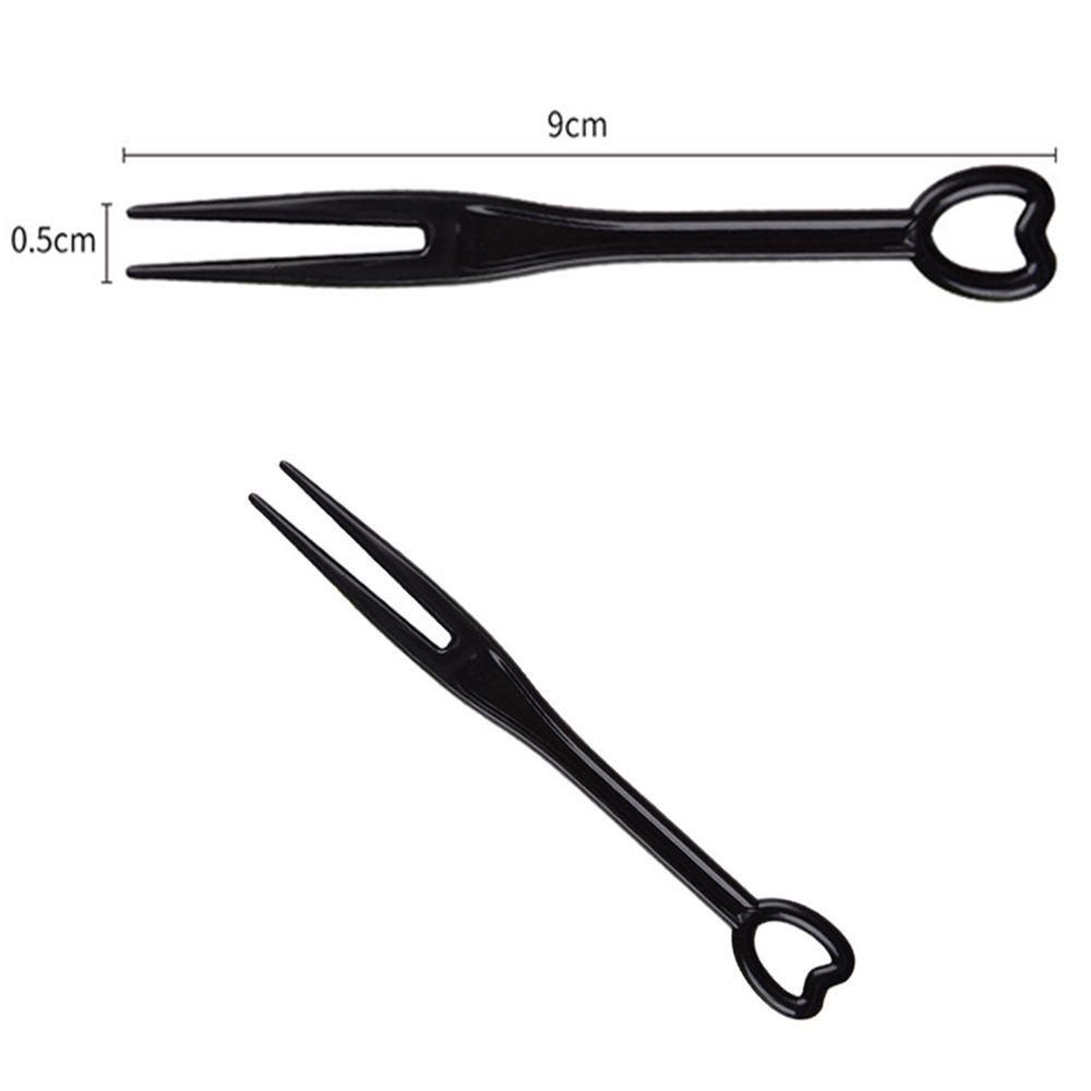 100 Nĩa Ăn Trái Cây Dùng Một Lần Trong Suốt Tiện Lợi