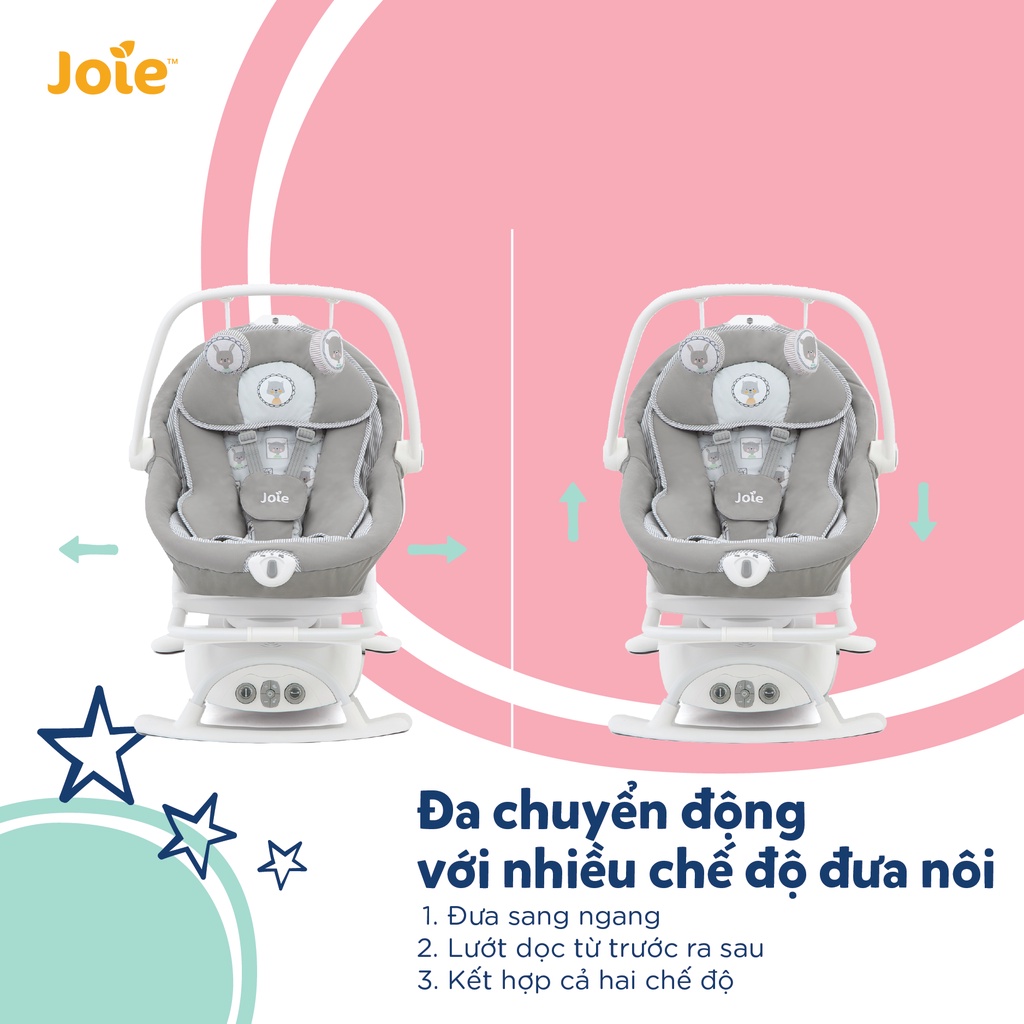 Nôi đưa trẻ em cao cấp - Joie Sansa 2in1