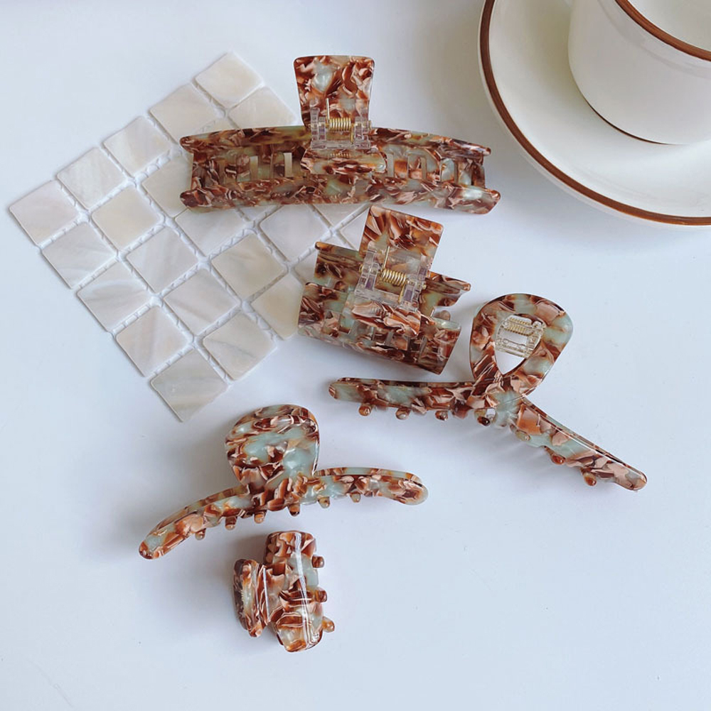 Kẹp Càng Cua Họa Tiết Hoa Thời Trang Cho Nữ