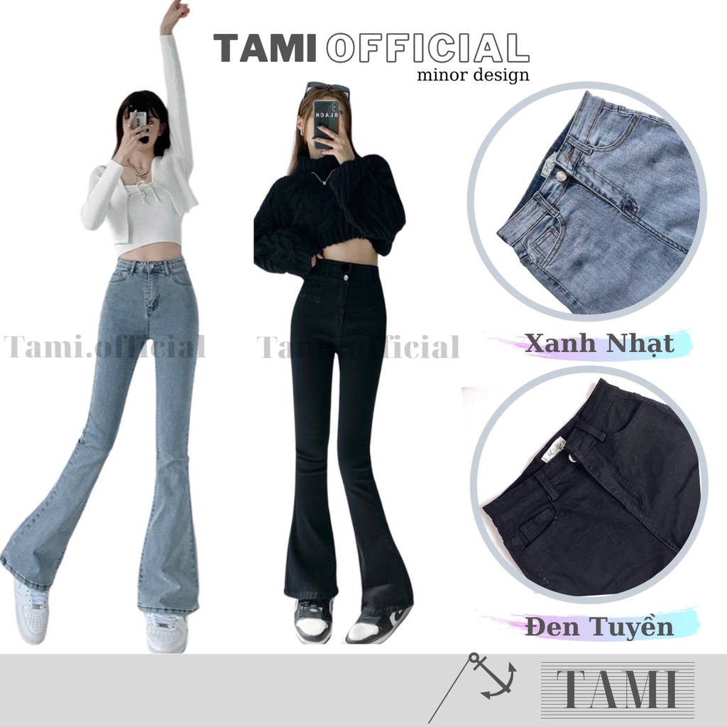Quần Jeans NỮ Ống LOE CO DÃN Đáy Cao Siêu HÁCH DÁNG Che Khuyết Điểm Cực Xịn BÁN CHẠY TOP 1 DOANH SỐ [ Tami Official ] | BigBuy360 - bigbuy360.vn