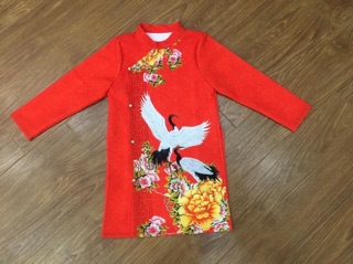 Áo dài gấm thượng hạng cho bé trai