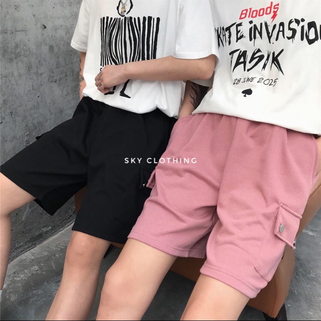 Short box pant - quần short túi hộp ulzzang