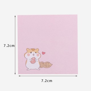 Note Giấy Nhớ Ghi Chú Sóc Hạt Dẻ Cute
