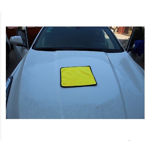 Khăn Lau Xe Microfiber 2 Lớp Chuyên Dụng Vải Mềm Thấm Hút Tốt