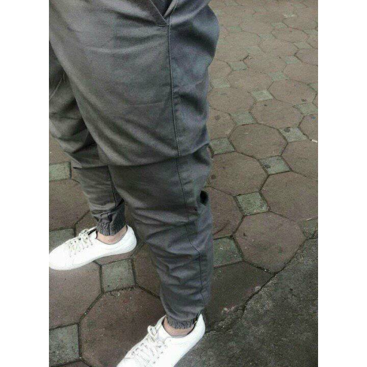 Quần Jogger Nam Kaki Co Giãn Ống Bo Co Giãn Mềm Mịn Giành Cho Nam Và Nữ