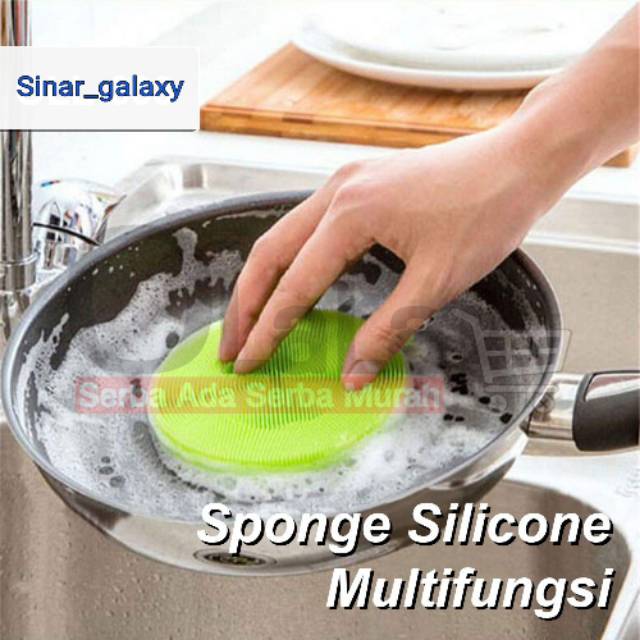 Miếng Rửa Chén Silicone / Cao Su Chống Vi Khuẩn Đa Năng