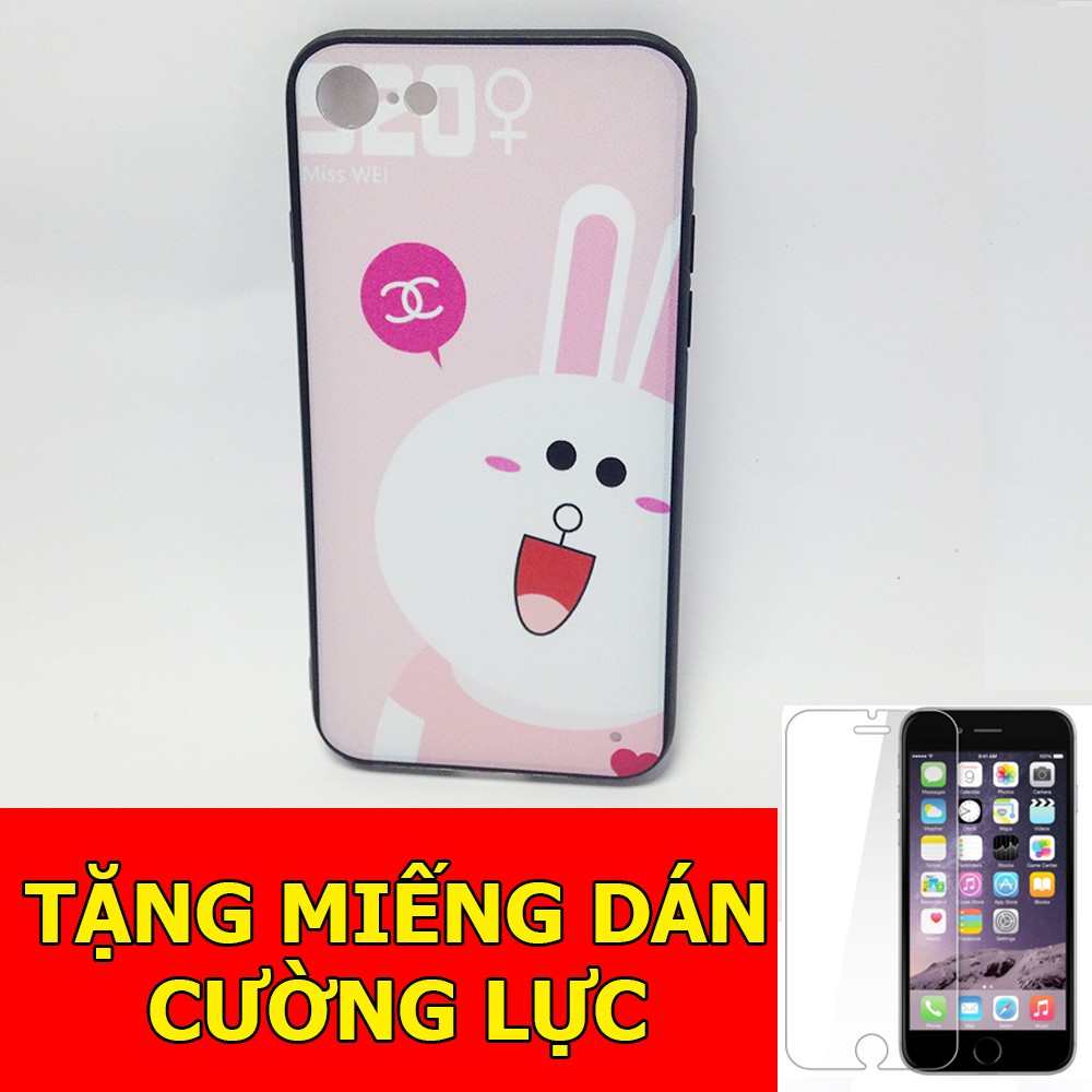 Ốp gấu thỏ dành cho iPhone5/ 5s + tặng 01 miếng dán cường lực