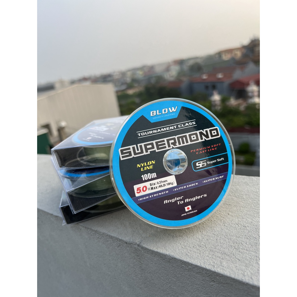 Cước Câu Cá,Cước làm trục,làm link SUPERMONO -100m