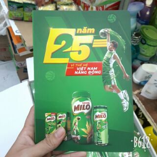 SỔ TAY GHI CHÉP MILO