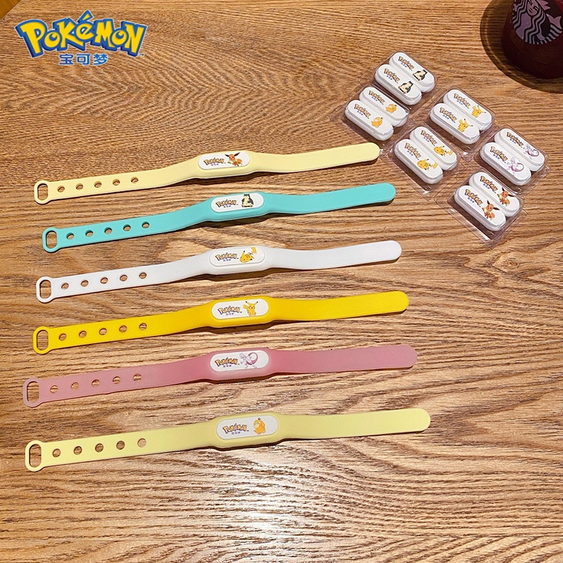 Pokémon Mosquito Repellent Bracelet Children Outdoor Anti-mosquito Strap Creative Cartoon Accessories Small Gifts