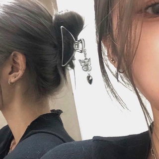 Kẹp Tóc Hình Bướm Bằng Kim Loại Phong Cách Hàn Quốc