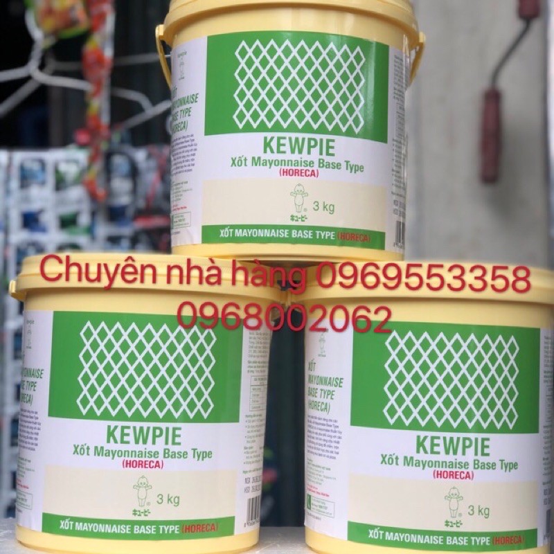 XỐT MAYONNAISE KEWPIE HƯƠNG VỊ NHẬT BẢN - BASE TYPE 3KG