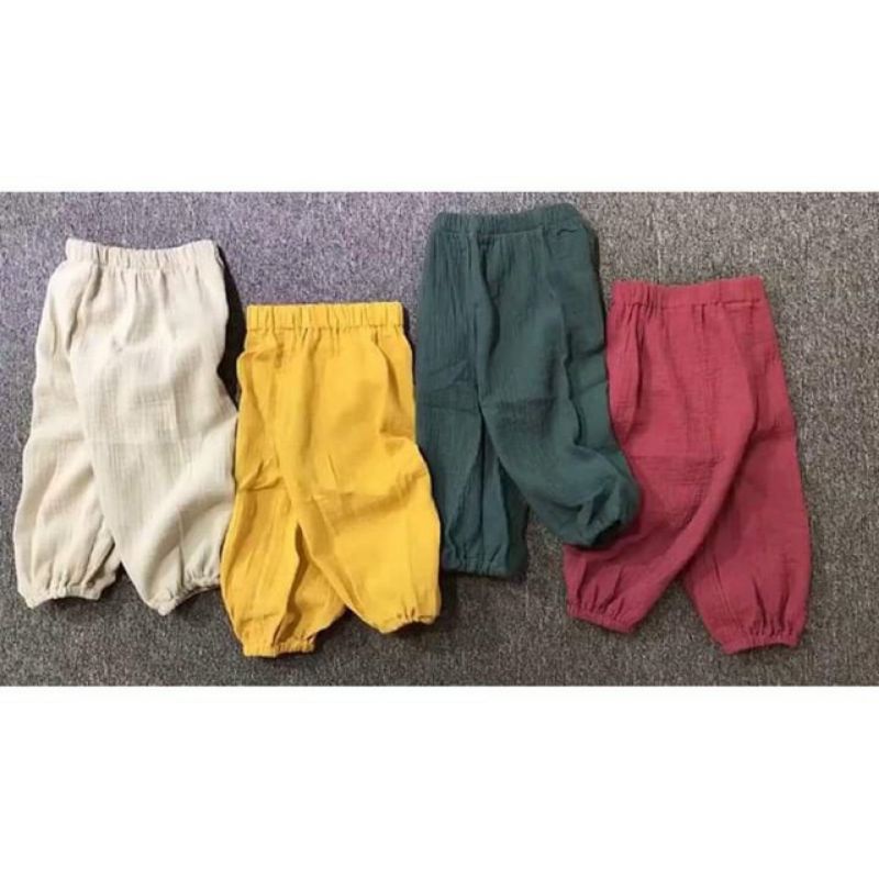 Hot trend | Quần alibaba chất đũi xịn xò cho bé yêu 8-18kg