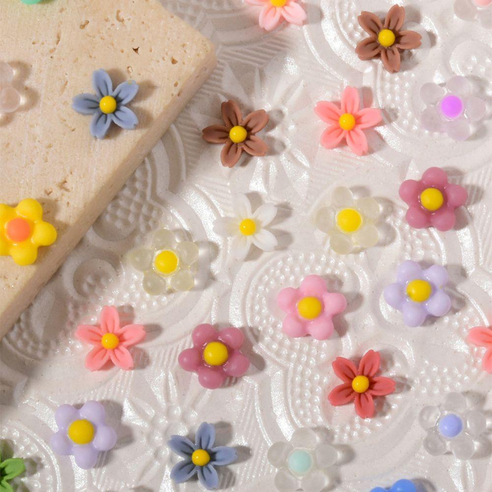 Bộ 50 Hoa Trang Trí Móng Tay Nghệ Thuật 3D Thời Trang Dành Cho Nữ