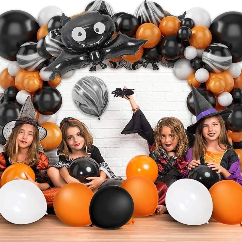 Set vòm bong bóng nhiều màu sắc 2022 dành cho trang trí tiệc tùng sinh nhật trẻ em halloween