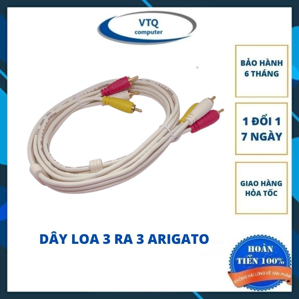 Dây loa AV 3 ra 3 ARIGATO kết nối và chuyển đổi hình ảnh,âm thanh  Tivi, Đầu Kỹ Thuật Số, Đầu Dvd, Cd, Loa, Âm Ly...