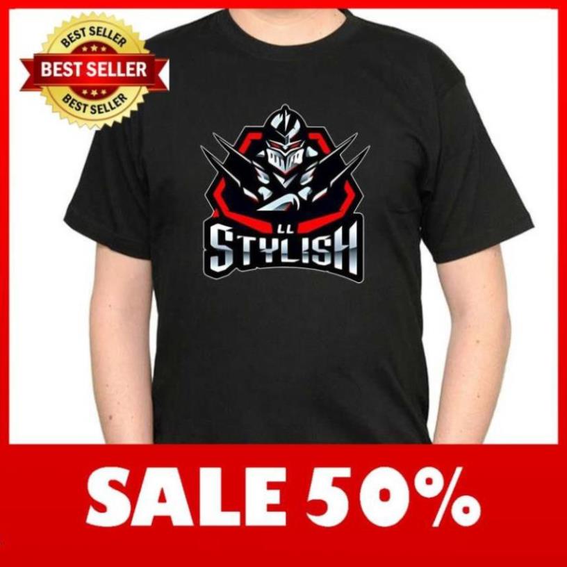 Áo thun LMHT màu đen in logo LL Stylish Liên Minh Huyền Thoại đẹp GIÁ TỐT 🎗️ !