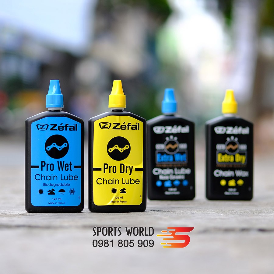 Dầu nhớt tra sên xe ZEFAL PRO DRY 120ml