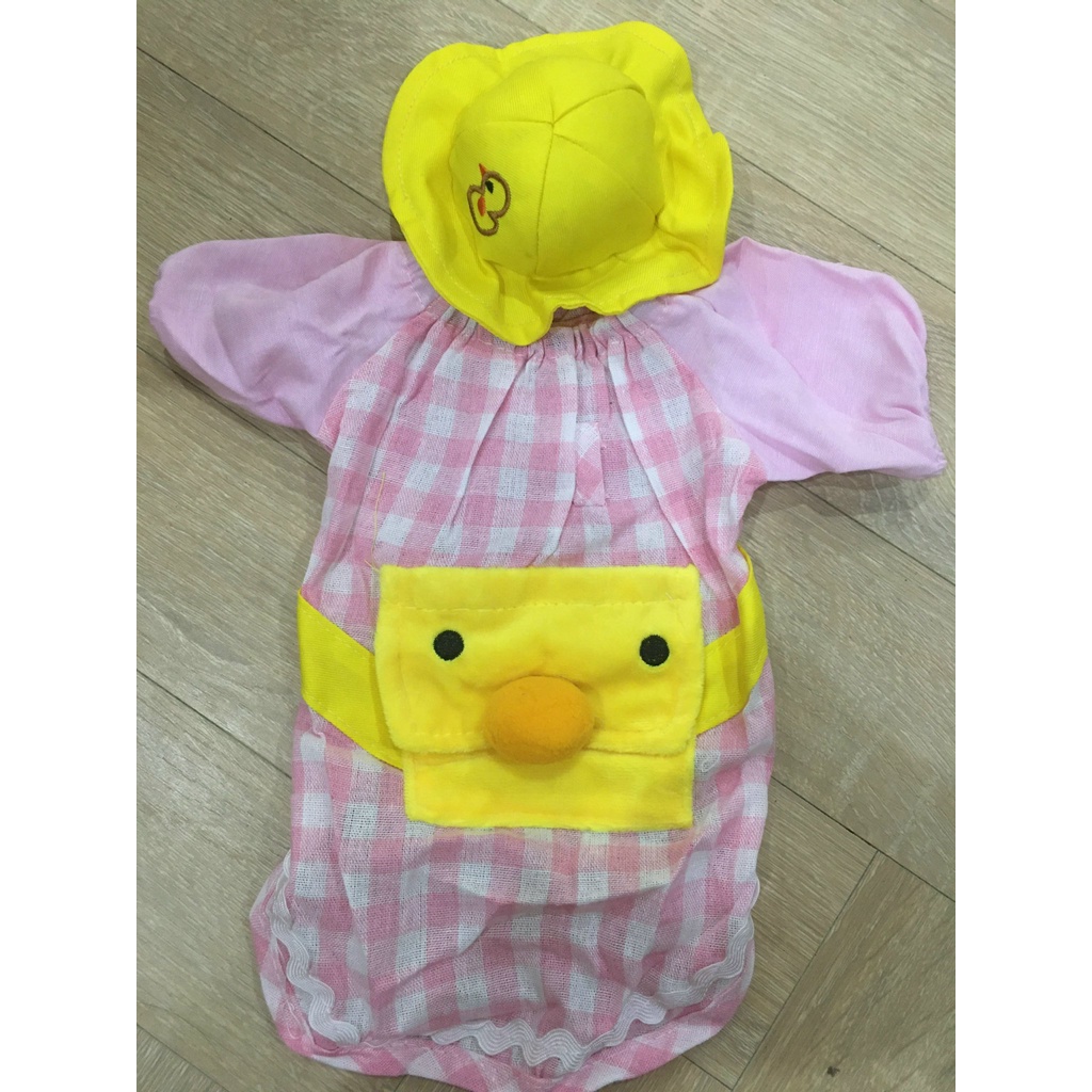 Áo hè cho chó mèo mẫu mới hình vịt vàng