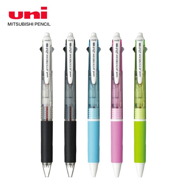 Bút bi bấm Uni Jetstream 2&1 MSXE3-500 ( 2 ngòi bi 1 ngòi chì)