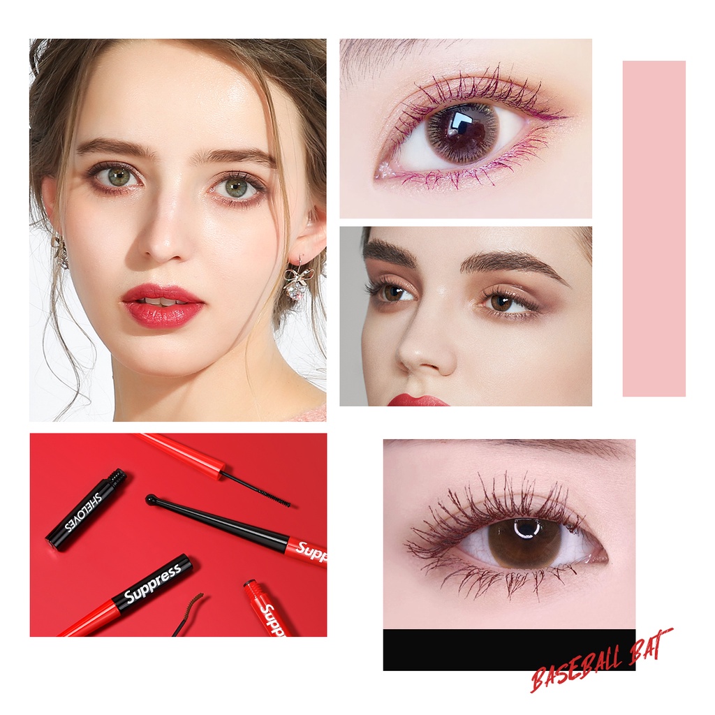 [Hàng mới về] Mascara Sheloves Trang Điểm Tiện Dụng 3 Màu Tùy Chọn