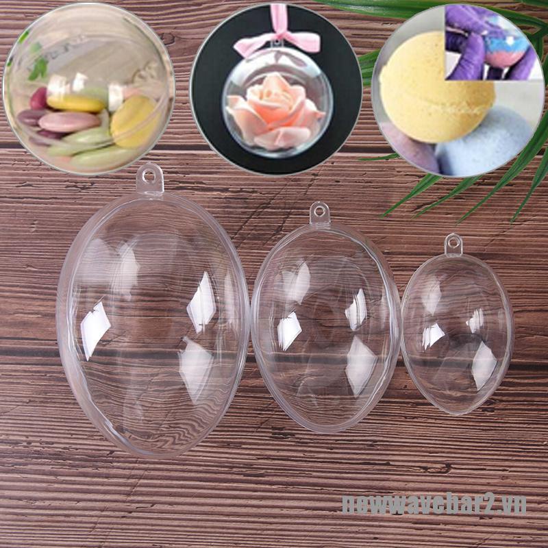 (Mới) Set 2 Khuôn Nhựa Acrylic Tạo Hình Quả Trứng / Trái Tim / Hoa Hồng Cho Bồn Tắm