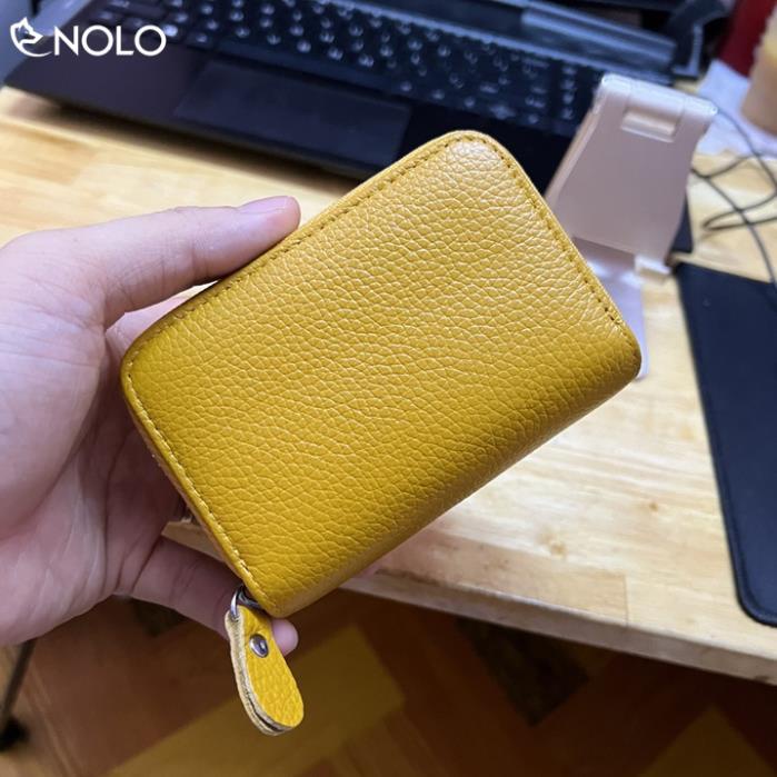 Bóp Ví Ngang Cầm Tay Dudu Model DD01 Màu Vàng Đất Ví Có Nhiều Ngăn Đựng Tiền, Thẻ ATM Chất Liệu Da Pu 💯