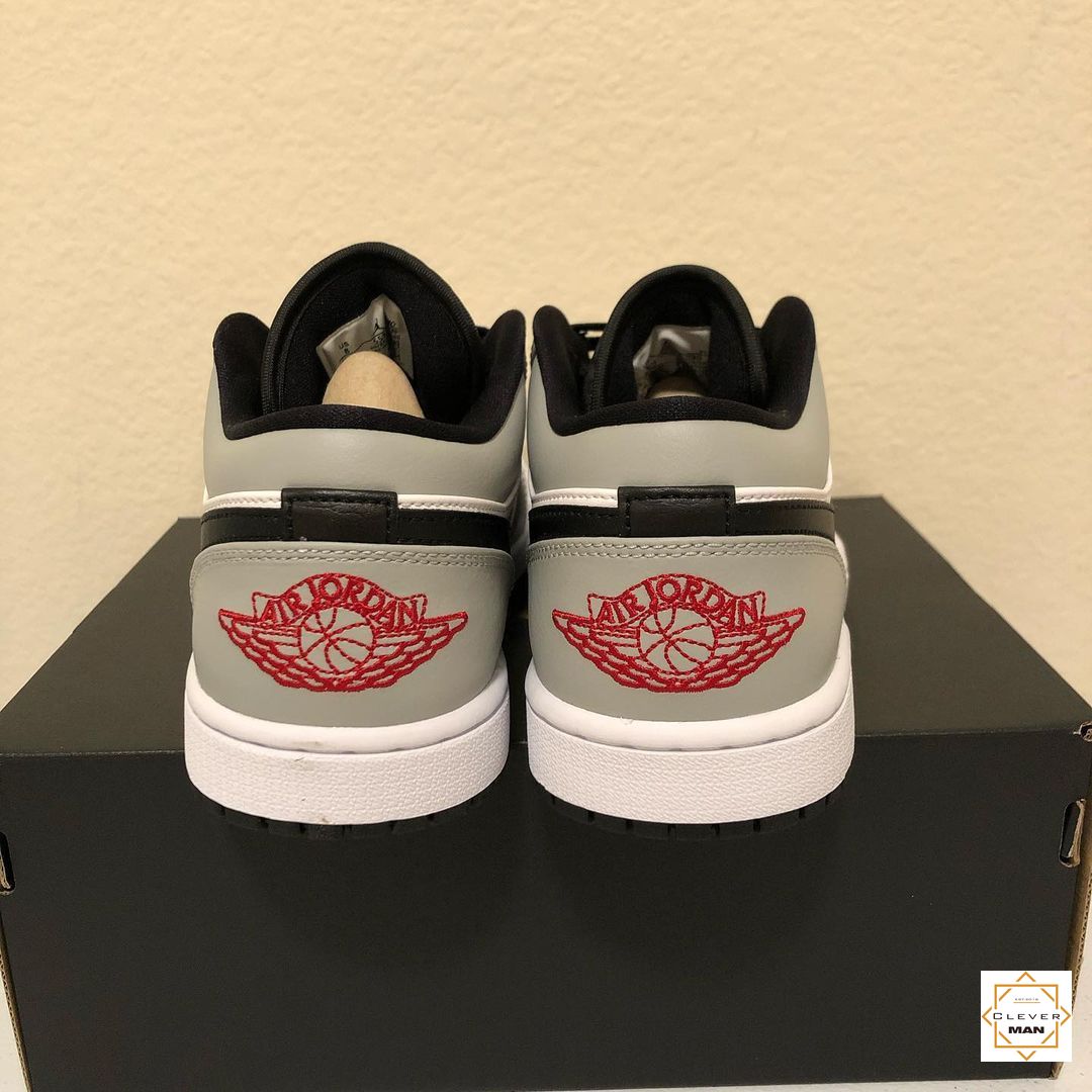 (FREESHIP+QUÀ) Giày thể thao AIR JORDAN 1 Low Light Smoke Grey xám trắng cổ thấp cực phong cách | BigBuy360 - bigbuy360.vn
