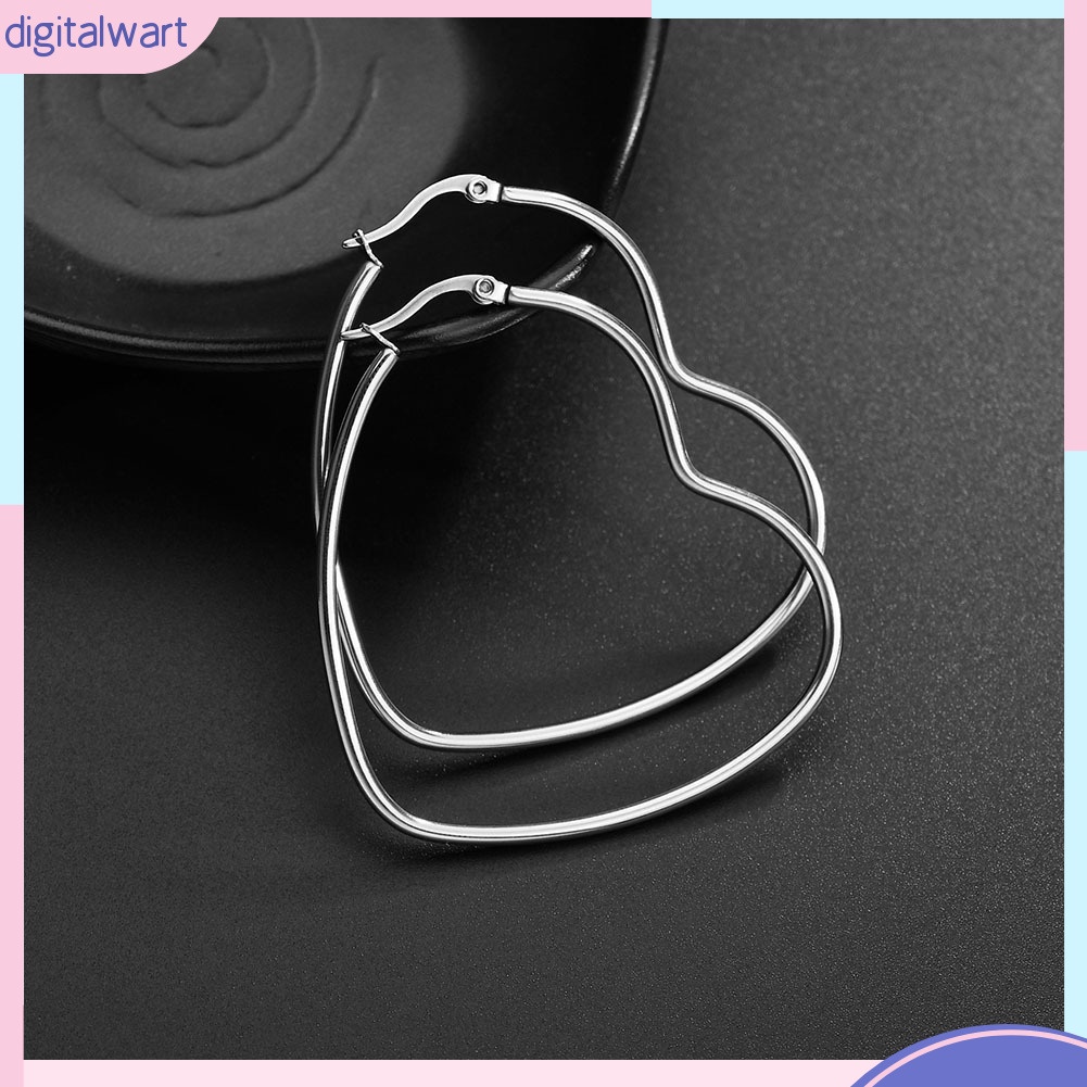 Đôi bông tai hình trái tim xinh xắn cho nữ