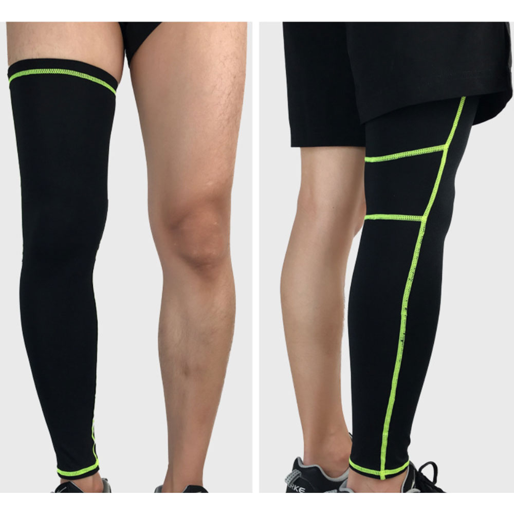 【Ready Stock】 Sports Knee Protectors Basketball Volleyball Football Running Breathable Long Knee Leg warmers Calf Sleeve